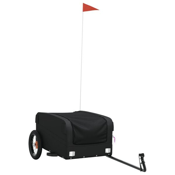 vidaXL Voz&iacute;k za kolo čern&yacute; 30 kg železo