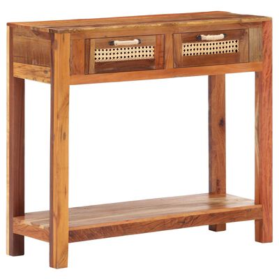 vidaXL Konzolový stolek 86 x 30 x 76 cm masivní recyklované dřevo