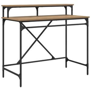 vidaXL Stůl Artisanov&yacute; dub 100 x 50 x 90 cm Kompozitn&iacute; dřevo