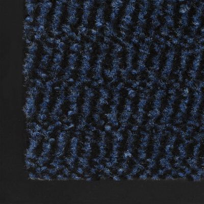vidaXL Protiprachová obdélníková rohožka všívaná 90x150cm modrá