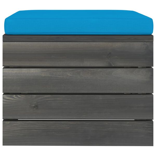 vidaXL Zahradn&iacute; taburet z palet s podu&scaron;kou borov&eacute; dřevo