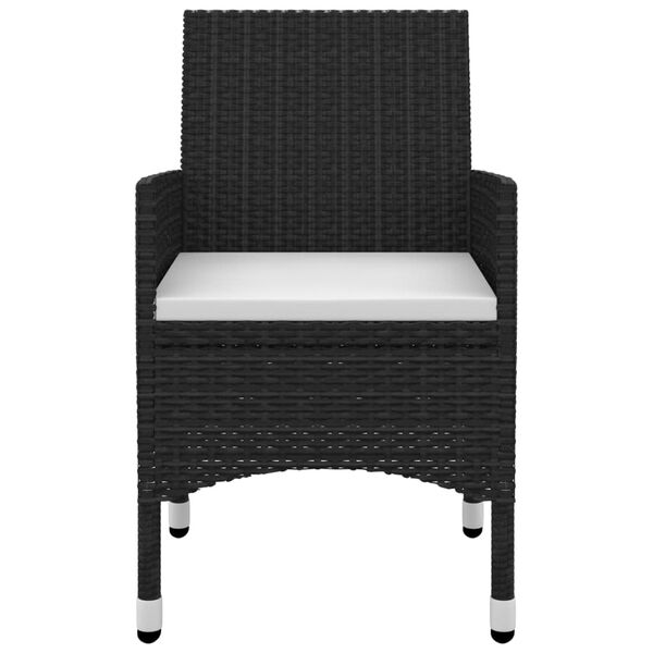 vidaXL 7d&iacute;ln&yacute; zahradn&iacute; j&iacute;deln&iacute; set s podu&scaron;kami polyratan a sklo