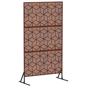vidaXL Obrazovka pro soukrom&iacute; 100 x 50 x 180 cm Rezav&aacute;