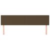 vidaXL Čela postele tmavě hněd&aacute; 180x5x78/88 cm l&aacute;tka