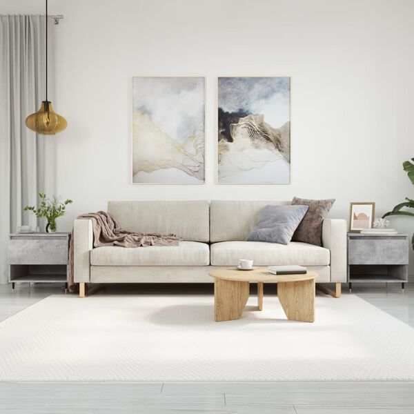 vidaXL Konferenčn&iacute; stolky 2 ks betonově &scaron;ed&eacute; 50 x 46 x 50 cm kompozit