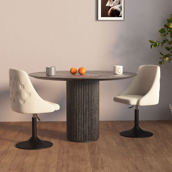 vidaXL J&iacute;deln&iacute; židle 2 ks kr&eacute;mov&eacute; samet