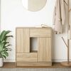 vidaXL Příborník se zásuvkami a dvířky Dub Sonoma 70,5x34x74,5 cm
