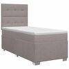 vidaXL Postel boxspring s matrac&iacute; Taupe 80 x 200 cm Textil