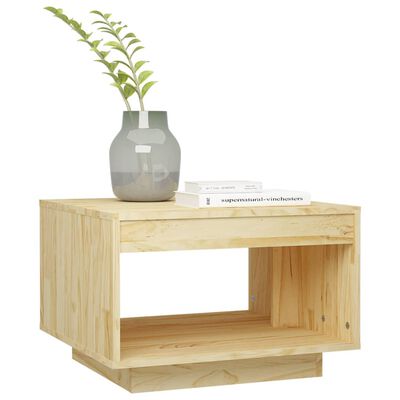 vidaXL Konferenční stolek 50 x 50 x 33,5 cm masivní borové dřevo