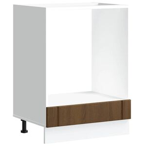 vidaXL Skř&iacute;ňka na troubu "Lucca" hněd&yacute; dub kompozitn&iacute; dřevo