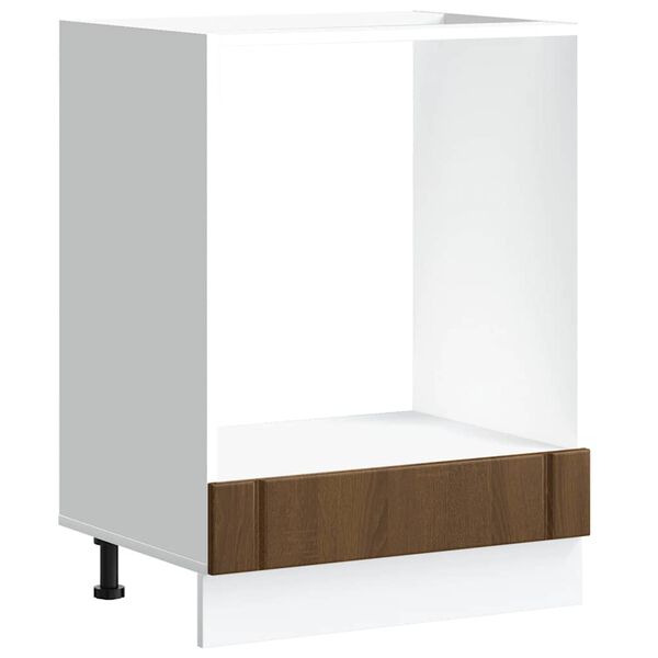 vidaXL Skř&iacute;ňka na troubu "Lucca" hněd&yacute; dub kompozitn&iacute; dřevo