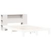 vidaXL Čelo postele s &uacute;ložn&yacute;m prostorem b&iacute;l&eacute; 140 cm masivn&iacute; borovice