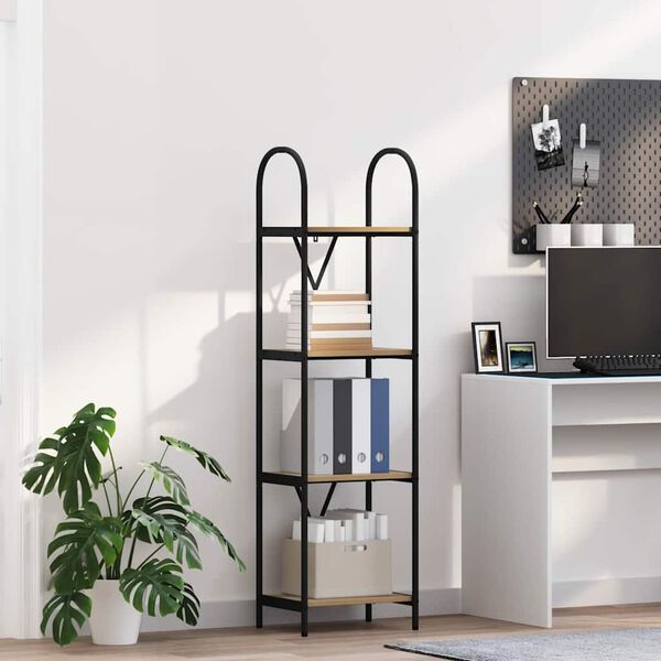 vidaXL Knihovna Artisanov&yacute; dub 40 x 30 x 146 cm Kompozitn&iacute; dřevo