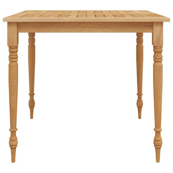 vidaXL 3d&iacute;ln&yacute; zahradn&iacute; j&iacute;deln&iacute; set masivn&iacute; teakov&eacute; dřevo