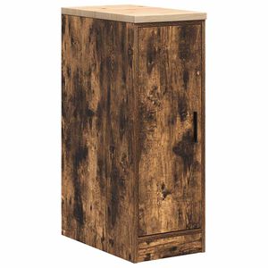 vidaXL Gar&aacute;žov&aacute; skř&iacute;ň Kouřov&yacute; dub 30x51x85 cm Borovicov&yacute; masiv