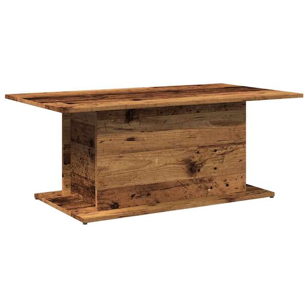 vidaXL Konferenčn&iacute; stolek old wood 102 x 55,5 x 40 cm kompozitn&iacute; dřevo