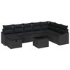 vidaXL Set pohovek 8 ks polyratan