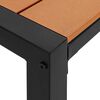 vidaXL Zahradní lavice Hnědá 100 x 28 x 45cm Ocel