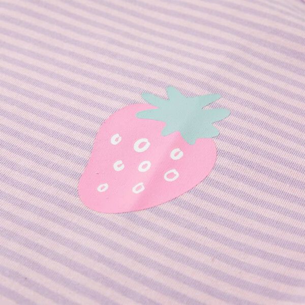 Dětské tričko s volánkovými rukávy lila 92