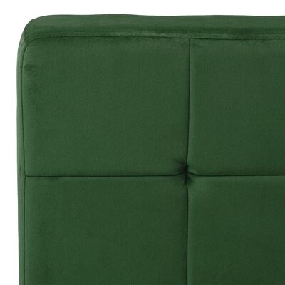 vidaXL Relaxační židle 65 x 79 x 87 cm tmavě zelená samet