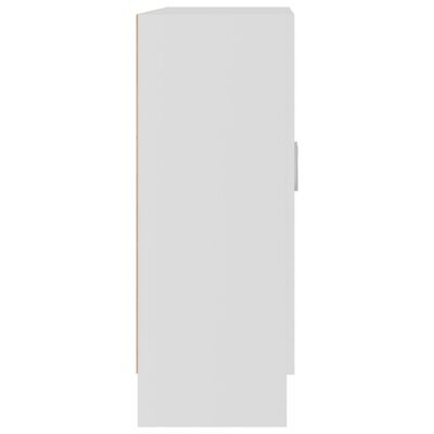 vidaXL Knihovna bílá 82,5 x 30,5 x 80 cm dřevotříska