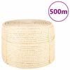 vidaXL Provaz 100% sisal 10 mm 500 m
