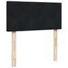 vidaXL Box spring postel s matrac&iacute; čern&aacute; 100x200 cm samet