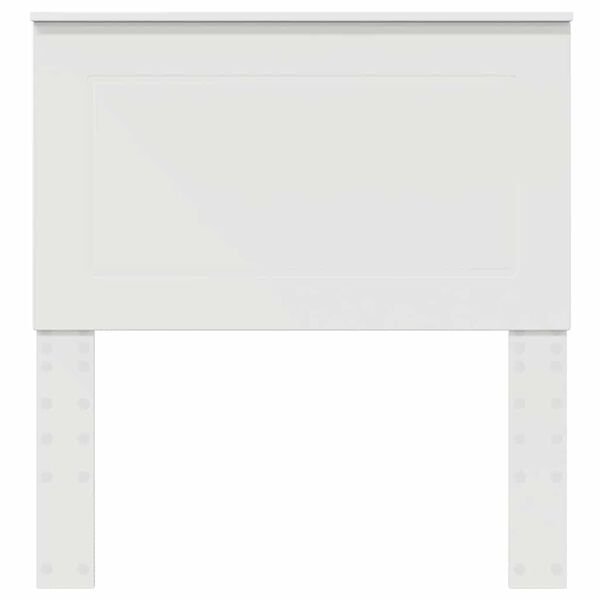 vidaXL Čelo postele s čelo B&iacute;l&aacute; 75 cm kompozitn&iacute; dřevo