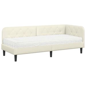 vidaXL Rohov&yacute; r&aacute;m postele Kr&eacute;mov&aacute; 80 x 200 cm samet