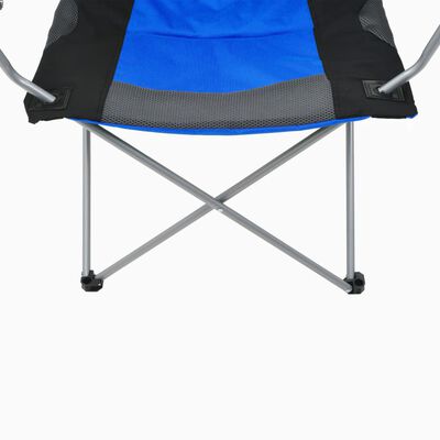 vidaXL Skládací kempingové židle 2 ks 96 x 60 x 102 cm modré