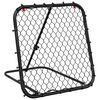 vidaXL Fotbalov&yacute; rebounder nastaviteln&yacute; čern&yacute; 84 x 73 x 60&ndash;80 cm ocel
