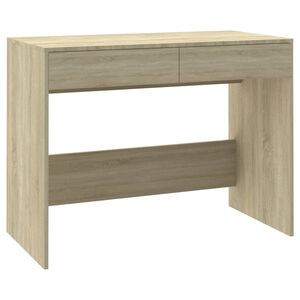 vidaXL Psac&iacute; stůl dub sonoma 101 x 50 x 76,5 cm kompozitn&iacute; dřevo