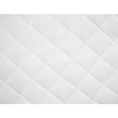 vidaXL Prošívaný chránič matrace bílý 140 x 200 cm silný