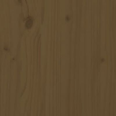 vidaXL Nástěnný truhlík 4patrový 106x104,5x36 cm medově hnědý borovice
