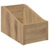 vidaXL Krabice na LP desky Dub artisan 18 x 32 x 18 cm