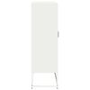 vidaXL Skříň highboard bílá 68x39x123 cm ocel