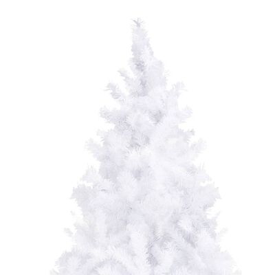 vidaXL Umělý vánoční stromek s LED a sadou koulí 300 cm bílý