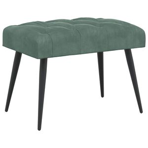 vidaXL Lavice s knofl&iacute;kov&yacute;m pro&scaron;&iacute;v&aacute;n&iacute;m Mořsk&aacute; zelen&aacute; 60 x 40 x 45 cm