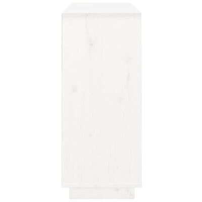 vidaXL Příborník bílý 104,5 x 34 x 80 cm masivní borové dřevo