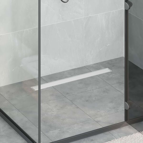 vidaXL 2 v 1 sprchov&yacute; odtok Stř&iacute;brn&aacute; 70 cm Nerezov&aacute; ocel 304