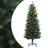 vidaXL Uměl&yacute; Skl&aacute;dac&iacute; V&aacute;nočn&iacute; Strom 120 cm 150 LED Tepl&aacute; b&iacute;l&aacute; PE a PVC