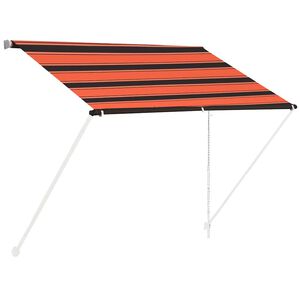 vidaXL Zatahovac&iacute; mark&yacute;za 100 x 150 cm oranžovo-hněd&aacute;