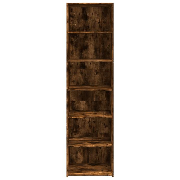 vidaXL Skříň highboard kouřový dub 50 x 41 x 185 cm kompozitní dřevo