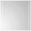 vidaXL LED koupelnov&eacute; zrcadlo Transparentn&iacute; 50 x 50 cm tvrzen&eacute; sklo