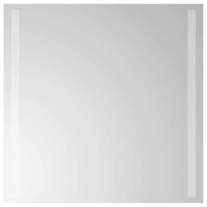 vidaXL LED koupelnov&eacute; zrcadlo Transparentn&iacute; 50 x 50 cm tvrzen&eacute; sklo