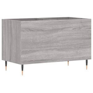 vidaXL Skř&iacute;ňka na LP desky &scaron;ed&aacute; sonoma 74,5x38x48 cm kompozitn&iacute; dřevo