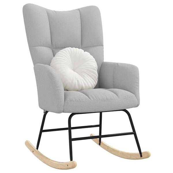 vidaXL Relaxačn&iacute; křeslo obl&aacute;čkově &scaron;ed&aacute; textil