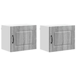 vidaXL Kryc&iacute; deska myčky na n&aacute;dob&iacute; Kalmar 2 pcs &Scaron;ed&aacute; Sonoma