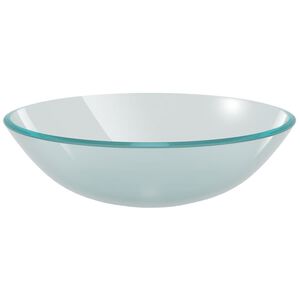 vidaXL Umyvadlo z tvrzen&eacute;ho skla 42 cm matn&eacute;