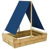 vidaXL P&iacute;skovi&scaron;tě se stř&iacute;&scaron;kou 80 x 60 x 97,5 cm impregnovan&aacute; borovice